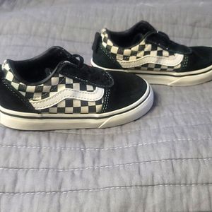 Toddler boys vans shoes size 8c